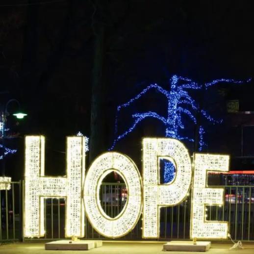 Giant Pre-Lit LED Hope – Certified Lights Giant Pre-Lit LED Hope – Certified Lights