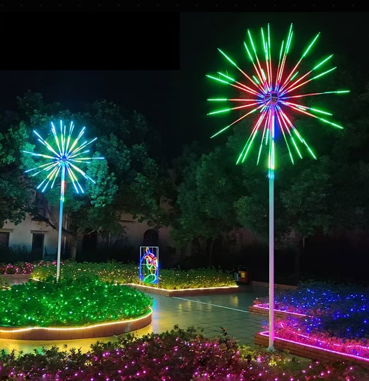 Giant Pre-Lit LED Fireworks RGB – Certified Lights