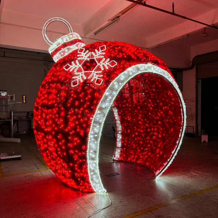 Giant Pre-Lit LED Walk-Through Ornament – Certified Lights