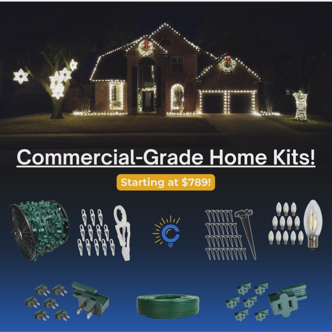 C9 500' Commercial Installation Kit – Certified Lights